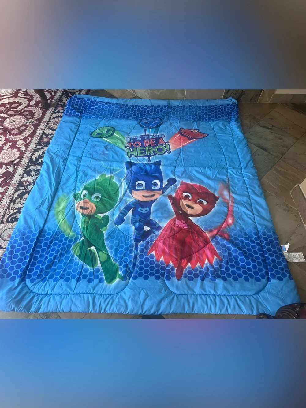 PJ Masks Full Size Bedding Set Comforter Sheets Pillowcases Kids Bedding